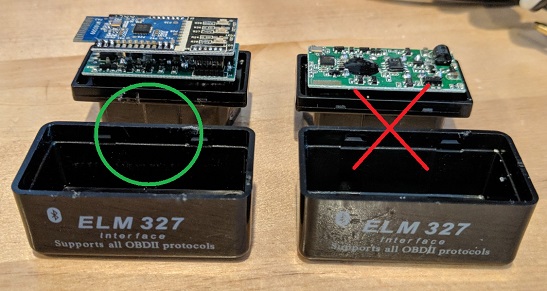 bad OBD2 clone adapter from AliExpress